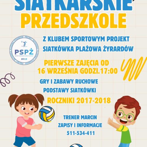 Rozpocznij przygodę z siatkówką – Siatkarskie Przedszkole startuje!