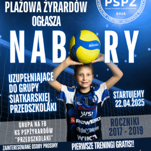 Nabory uzupełniające do SIATKARSKIEGO PRZEDSZKOLA!