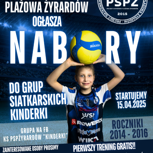 UWAGA! Otwieramy nową grupę siatkarską! KINDERKI Żyrardów