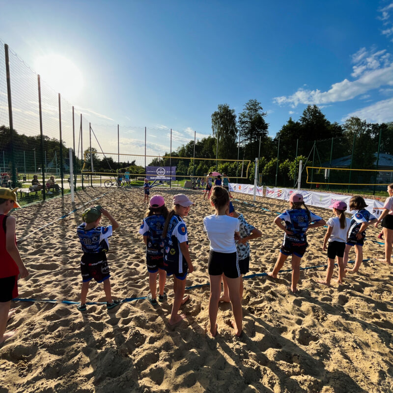 Czwartkowy trening z grupą Siatkarskie Przedszkole i grupą Kinderki