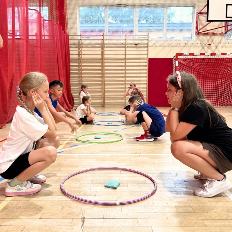 Wtorkowy trening grupy Siatkarskie Przedszkole i Kinderki