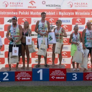 KOLEJNE ZŁOTO  DLA Klubu Projekt Siatkówka Plażowa Żyrardów XXIII ORLEN Mistrzostwa Polski Masters Kobiet i Mężczyzn – Września 2025.