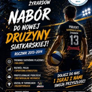 Nabór do nowej drużyny siatkarskiej rocznika 2013-2014