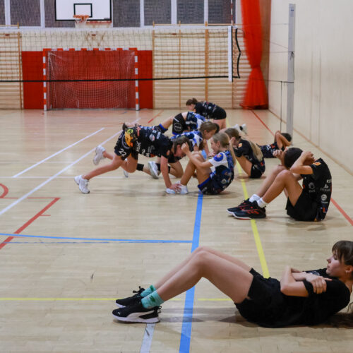 Czwartkowy trening grup Siatkarskie przedszkole, Minionki, Iskierki, Kinderki i Smasher